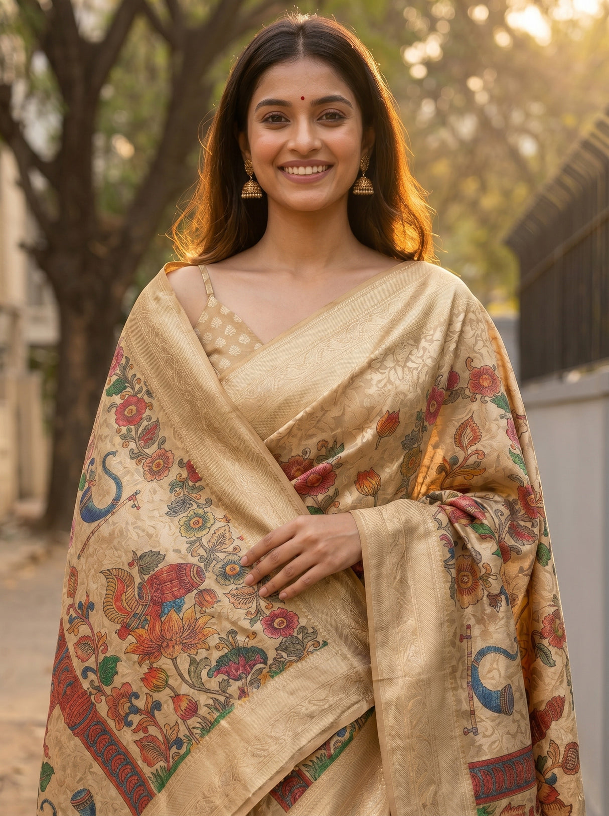 MIMOSA Saree Saree — pose 10 styling detail