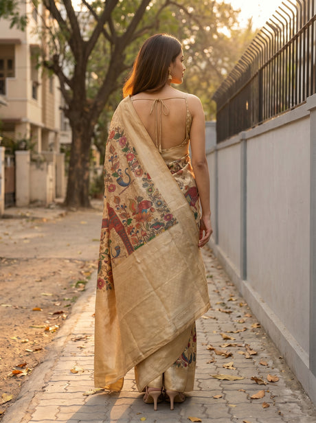MIMOSA Saree Saree — pose 2 styling detail