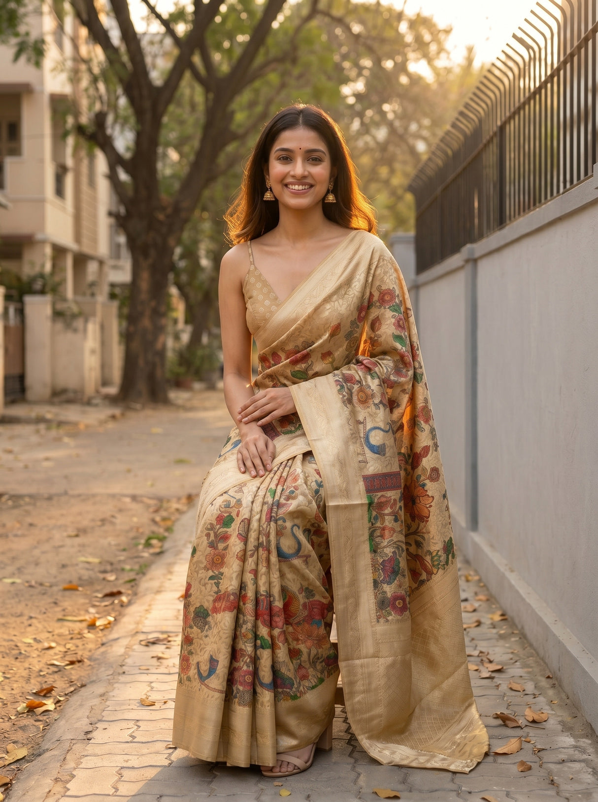 MIMOSA Saree Saree — pose 8 styling detail