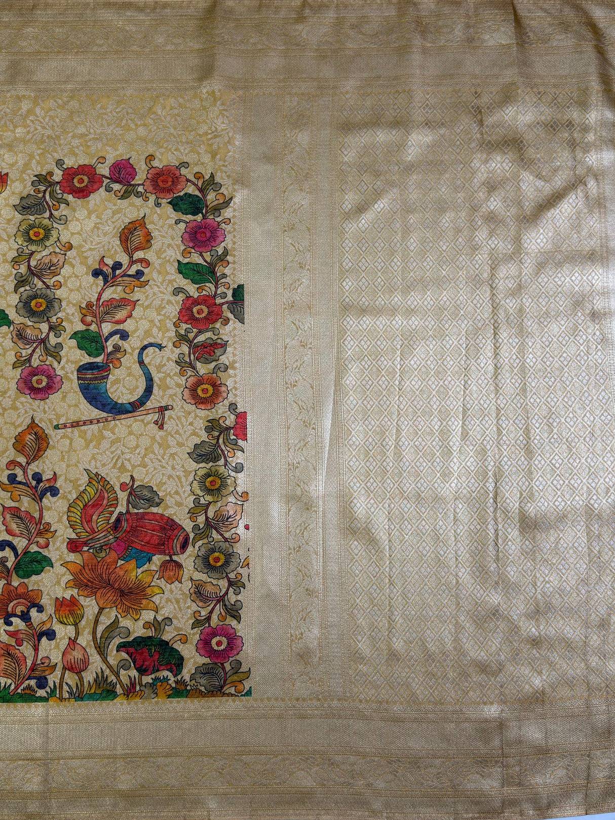 MIMOSA Saree Saree — pallu and zari work detail