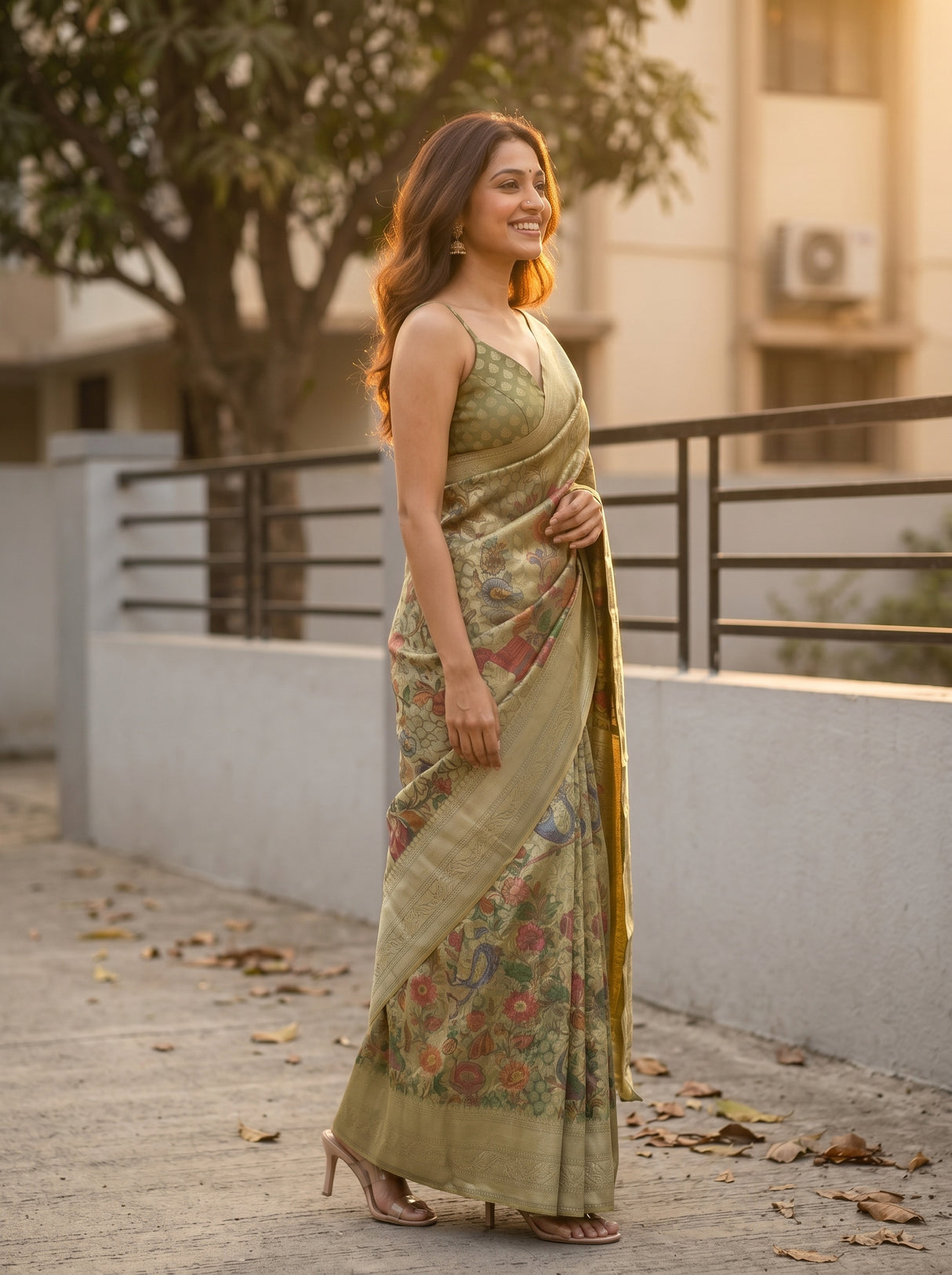 MIMOSA Saree Saree — pose 3 styling detail