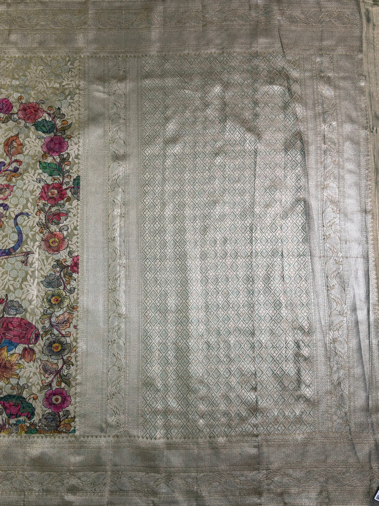 MIMOSA Saree Saree — pallu and zari work detail