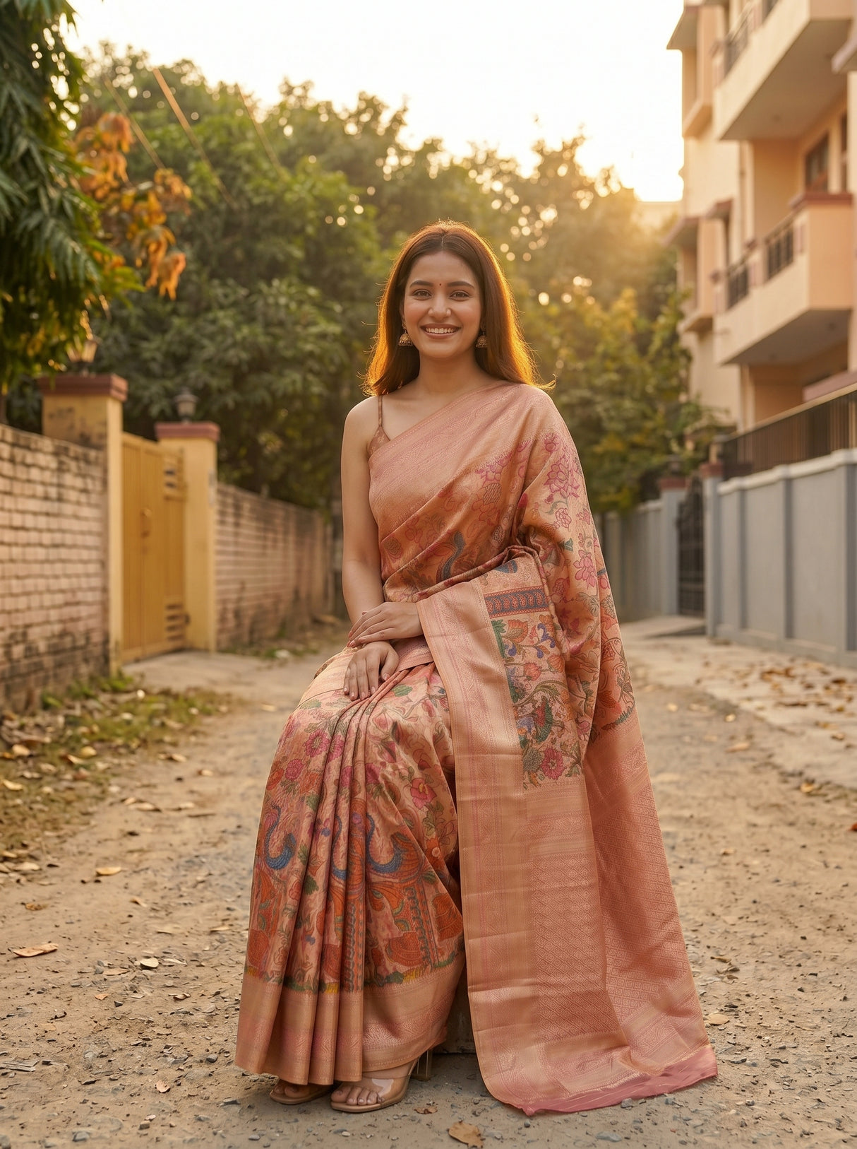 MIMOSA Saree Saree — pose 8 styling detail