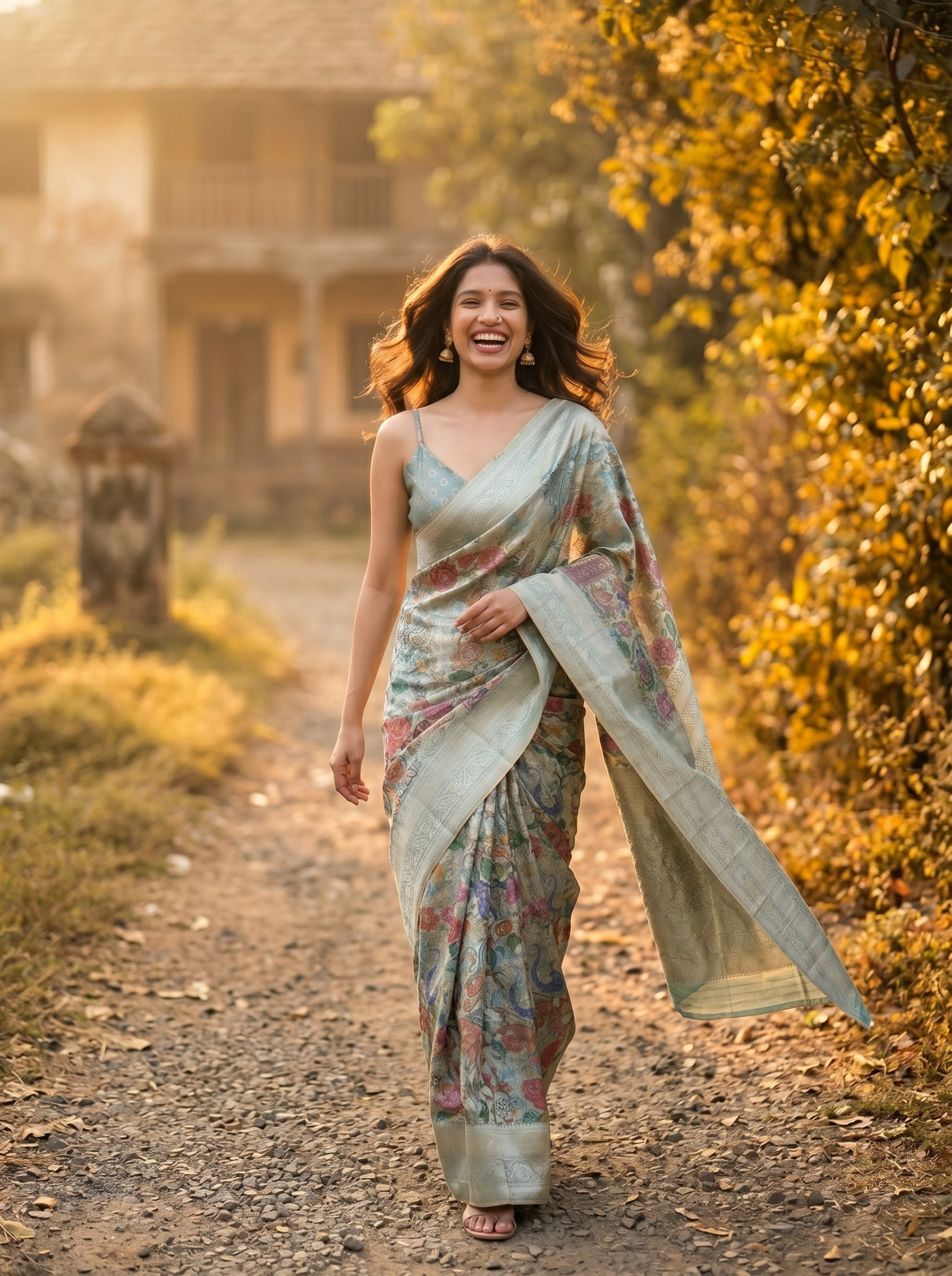 MIMOSA Saree Saree — pose 6 styling detail