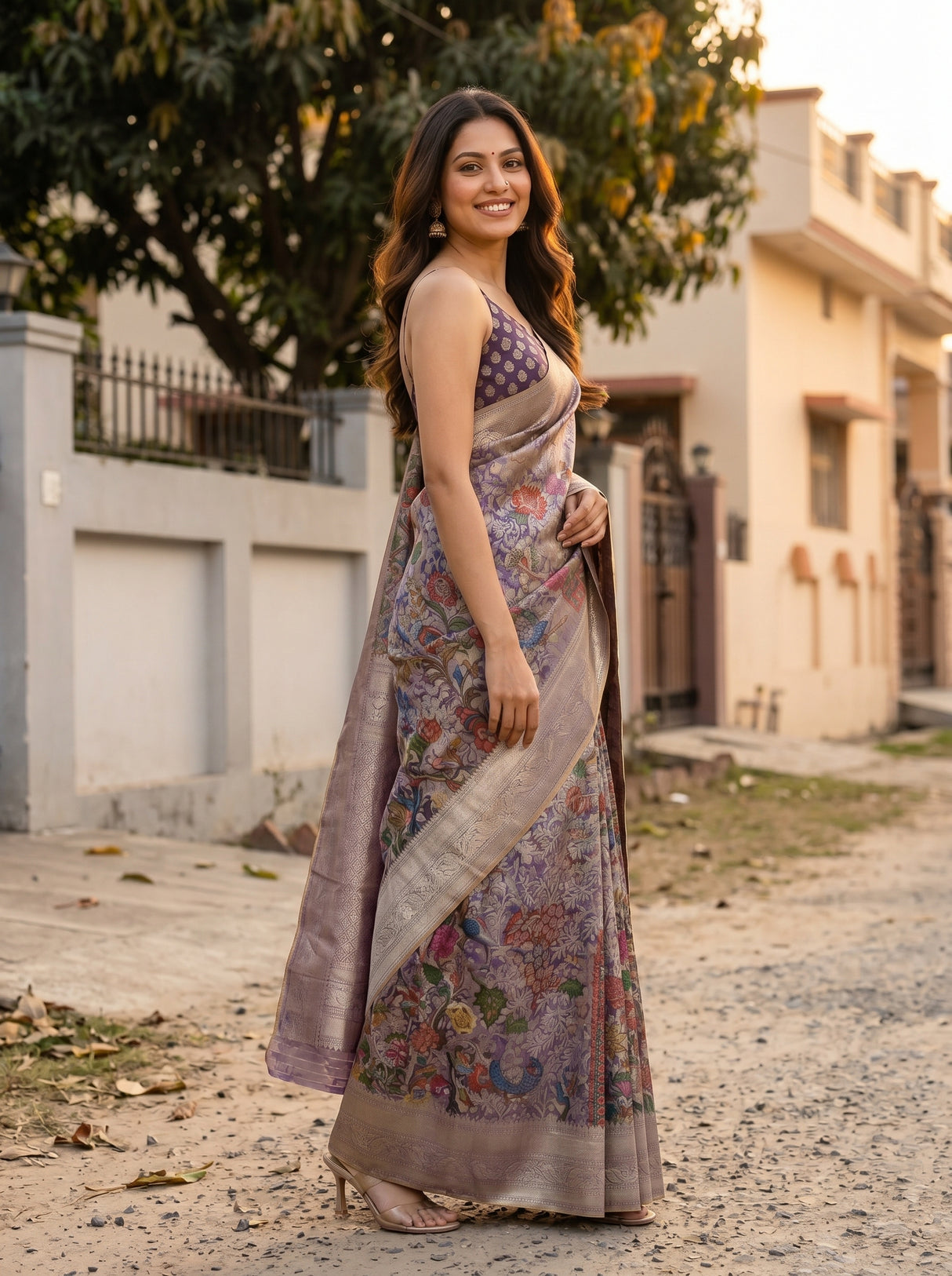 MIMOSA Saree Saree — pose 5 styling detail