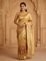 Gold  Saree