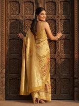 MIMOSA Gold Saree Saree — pose 7 styling detail