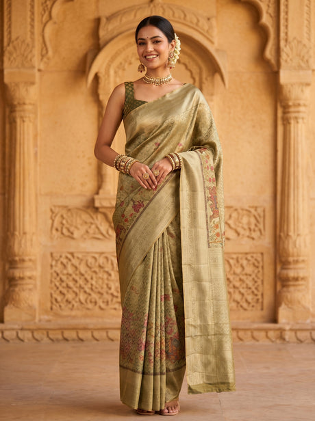 Green  Saree