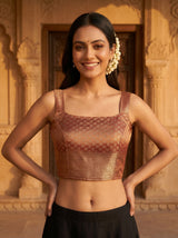 MIMOSA Rani Saree Saree — blouse close-up