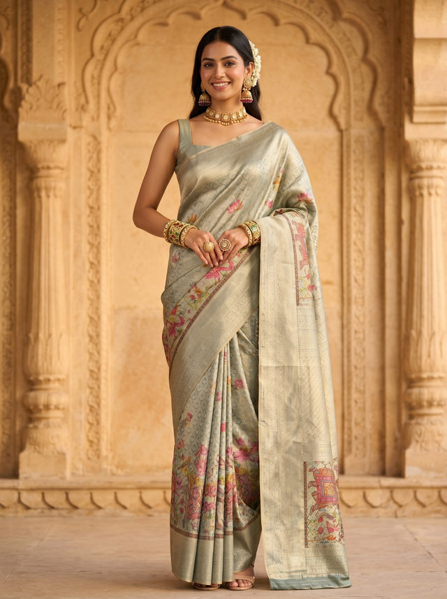 Sapphire  Saree