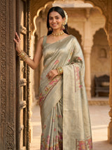 MIMOSA Sapphire Saree Saree — pose 10 styling detail
