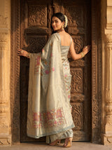 MIMOSA Sapphire Saree Saree — pose 7 styling detail