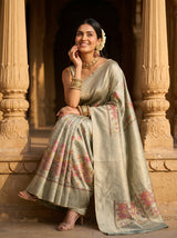 MIMOSA Sapphire Saree Saree — pose 8 styling detail