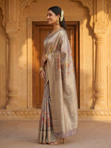 MIMOSA Violet Saree Saree — pose 3 styling detail