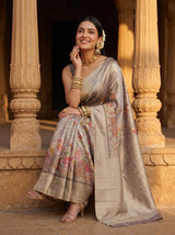MIMOSA Violet Saree Saree — pose 8 styling detail