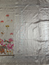 MIMOSA Violet Saree Saree — pallu and zari work detail