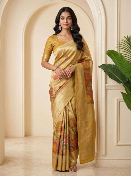 MIMOSA Saree Saree — front view on mannequin