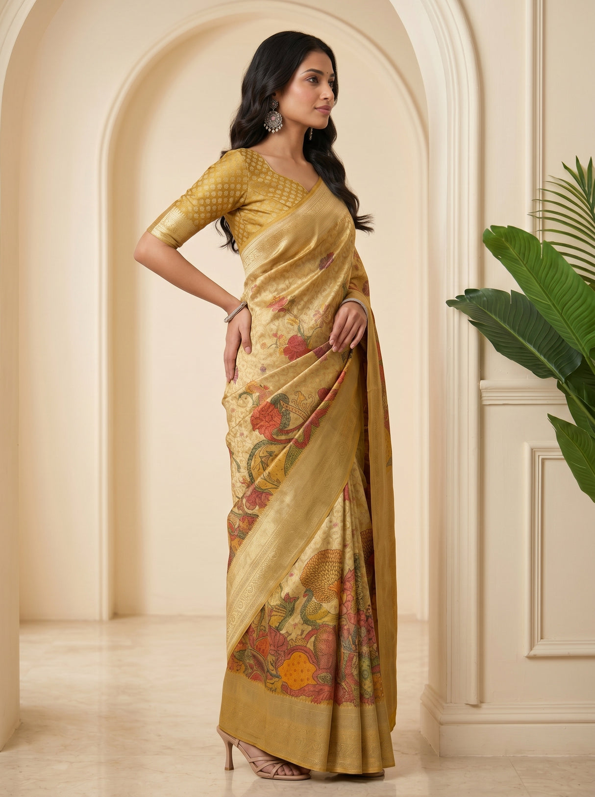 MIMOSA Saree Saree — pose 3 styling detail