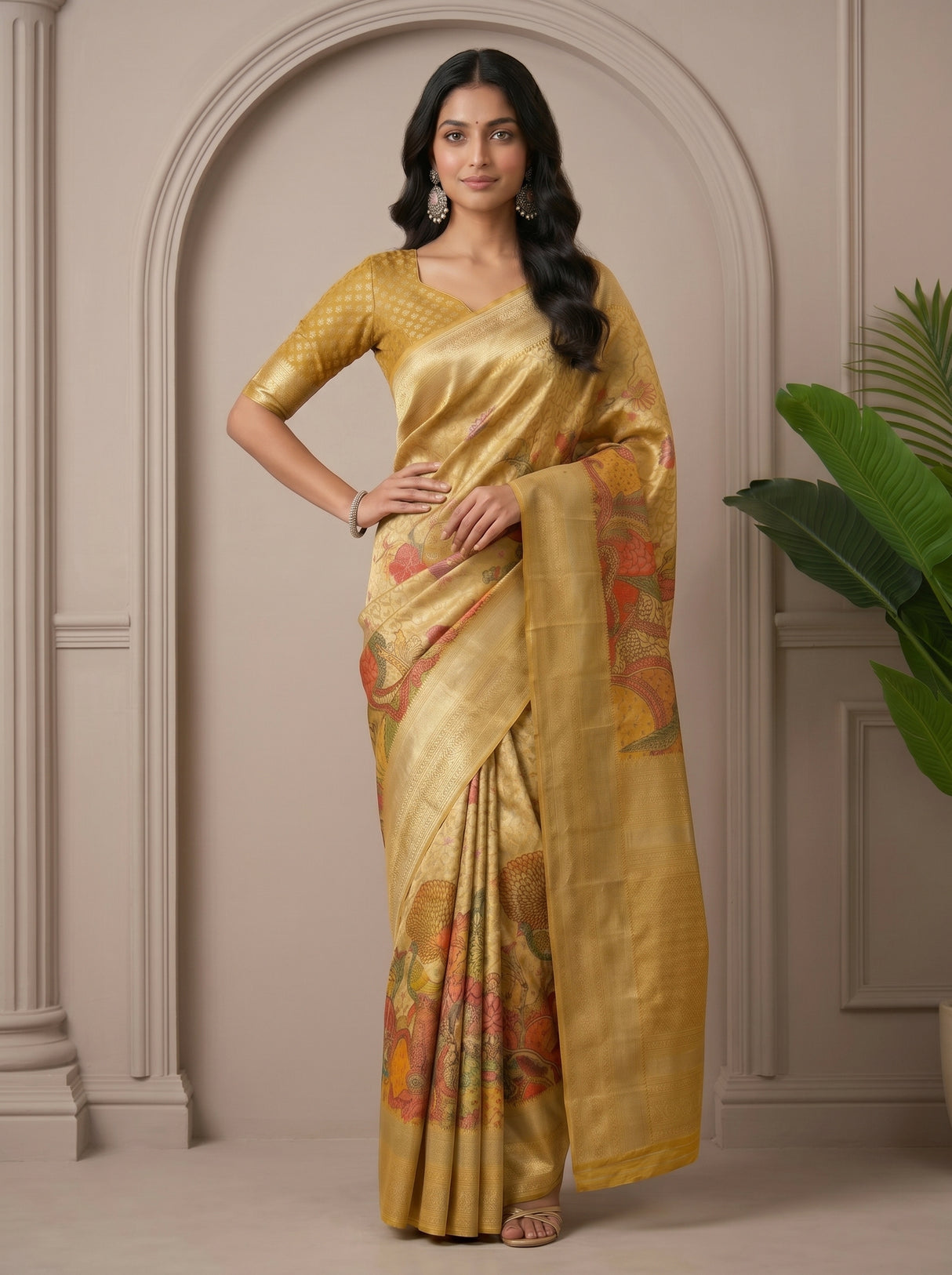 MIMOSA Saree Saree — pose 4 styling detail