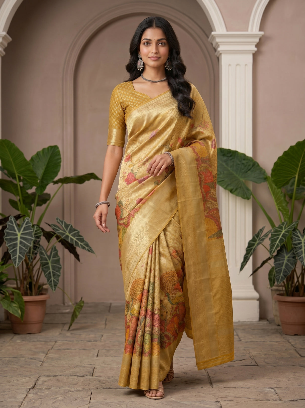 MIMOSA Saree Saree — pose 6 styling detail