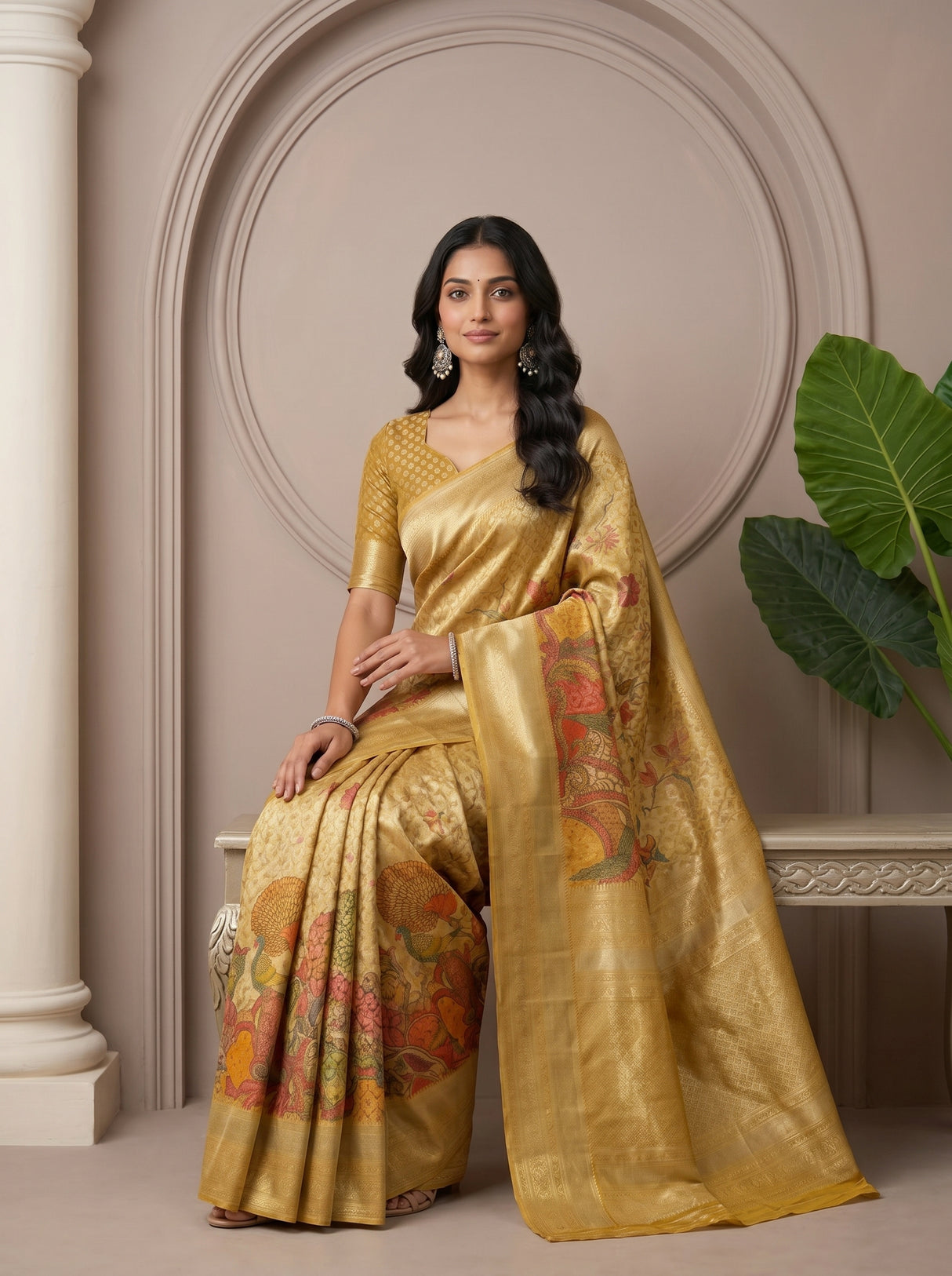 MIMOSA Saree Saree — pose 8 styling detail