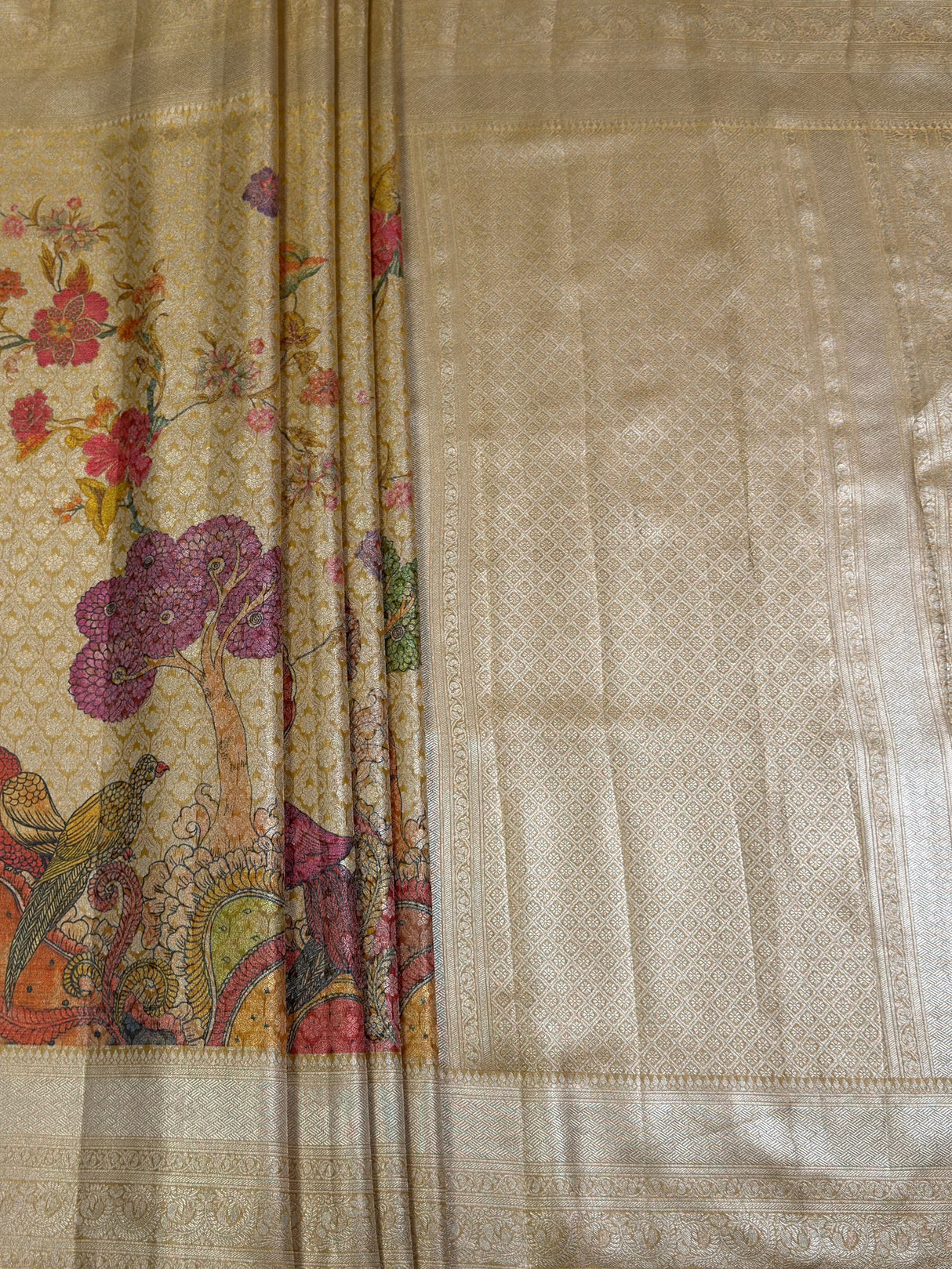 MIMOSA Saree Saree — pallu and zari work detail