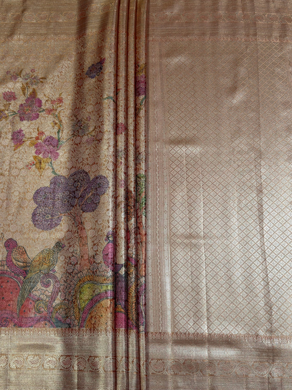 MIMOSA Saree Saree — pallu and zari work detail