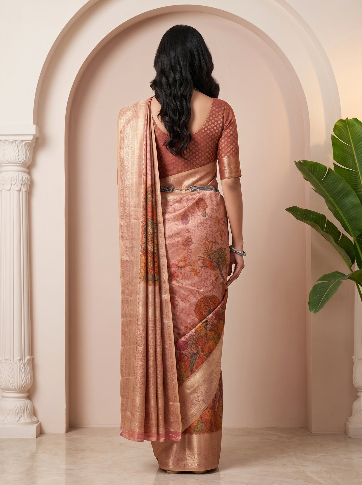 MIMOSA Saree Saree — pose 2 styling detail