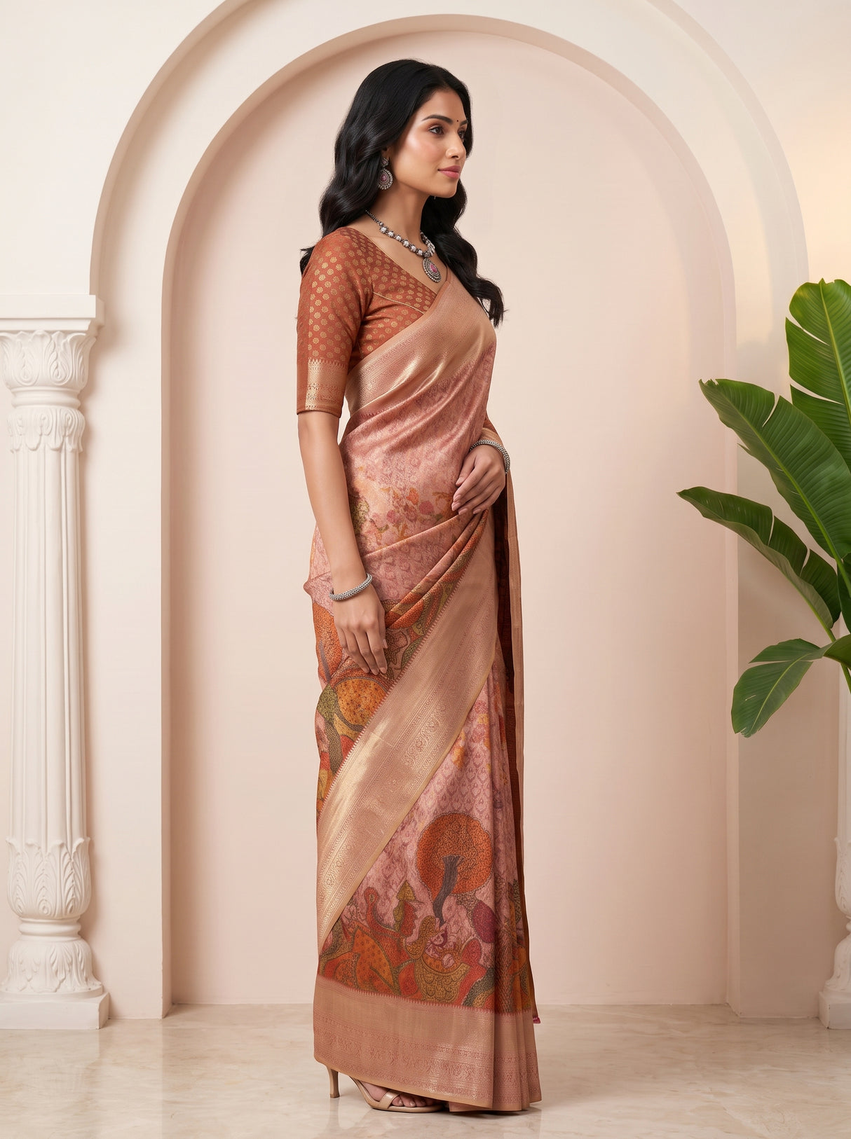 MIMOSA Saree Saree — pose 3 styling detail