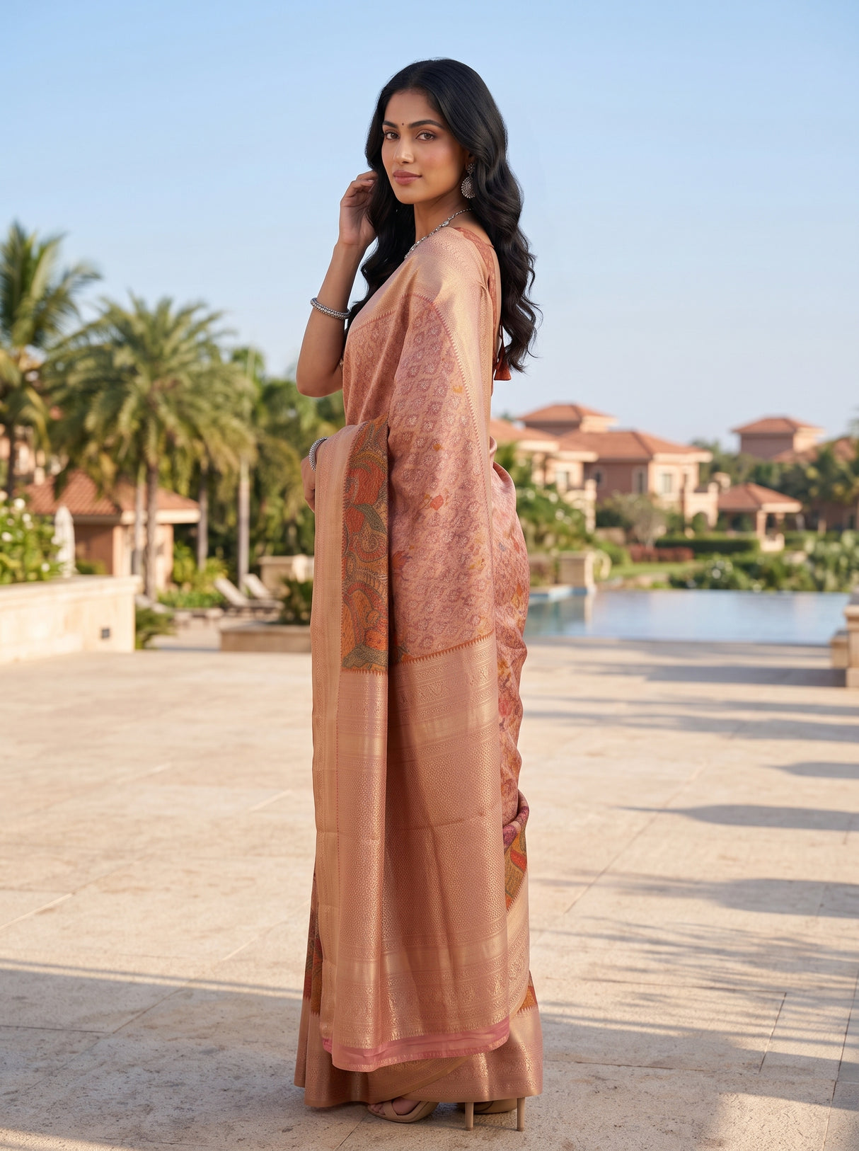 MIMOSA Saree Saree — pose 5 styling detail