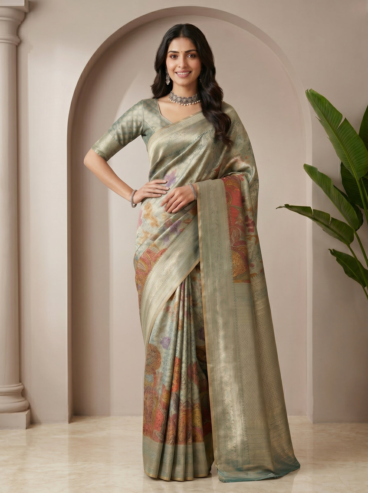MIMOSA Saree Saree — pose 4 styling detail