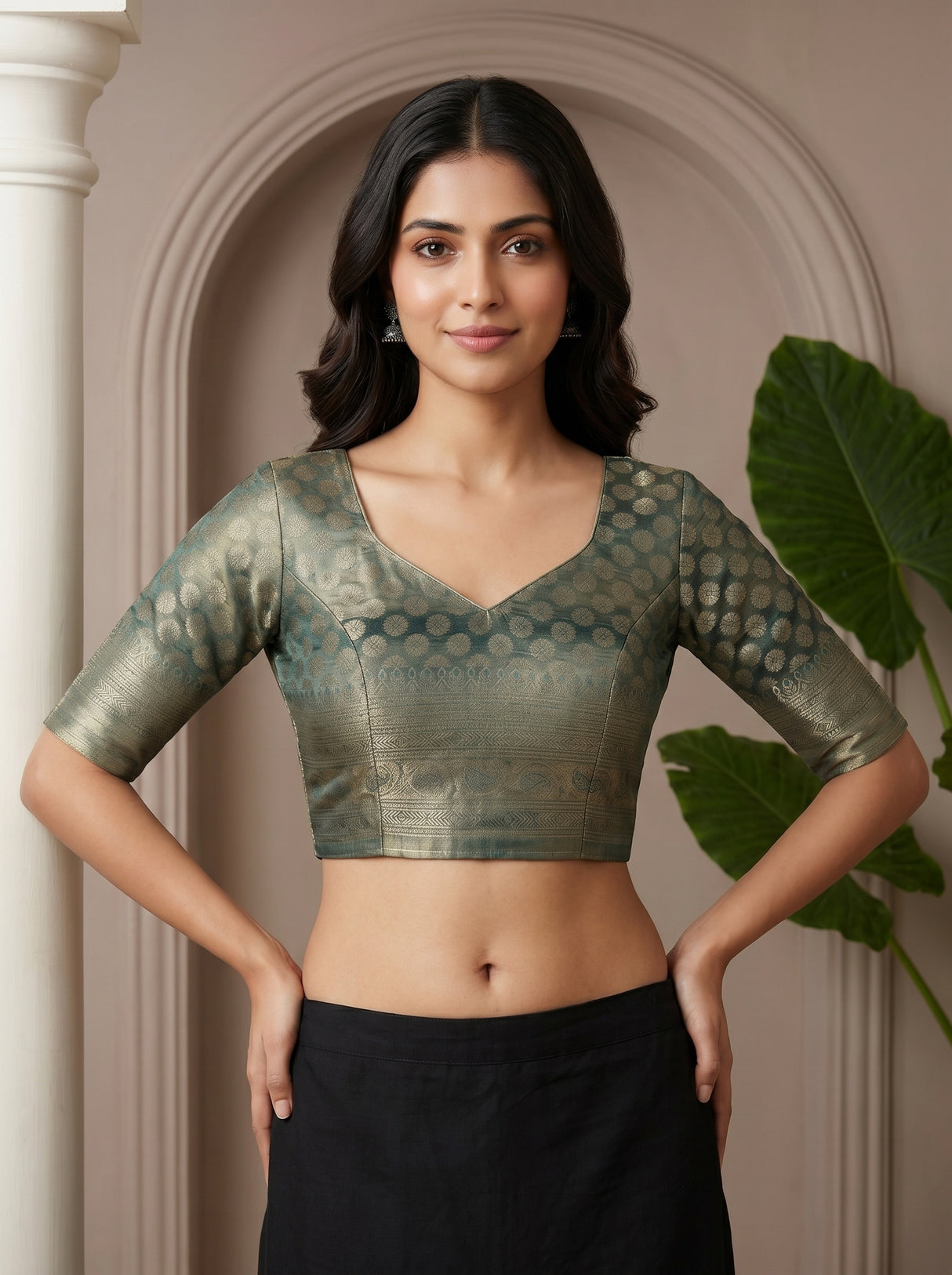 MIMOSA Saree Saree — blouse close-up