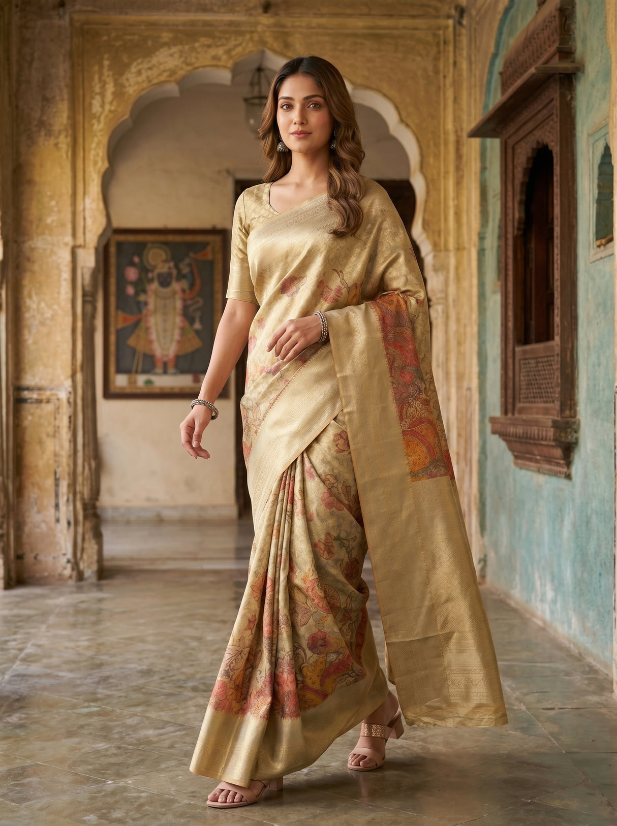 MIMOSA Saree Saree — pose 6 styling detail