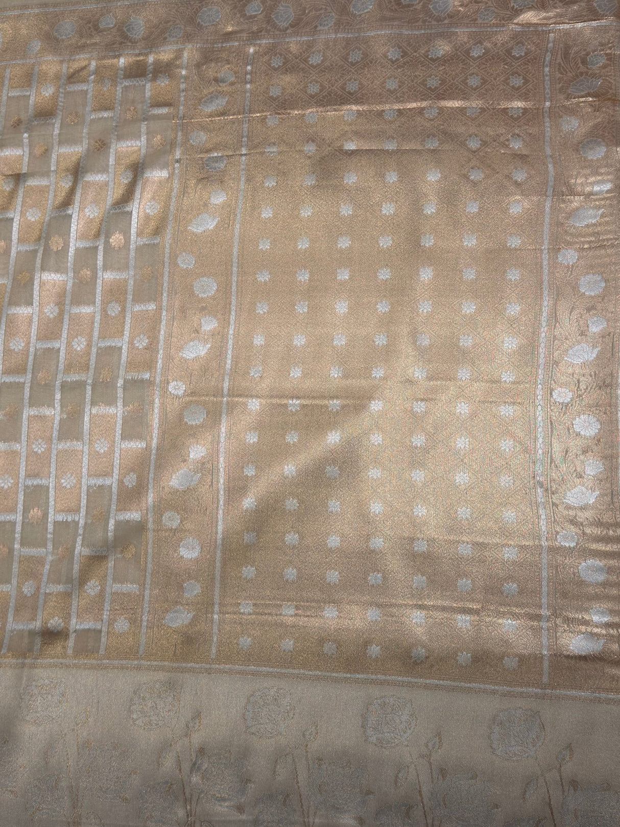 MIMOSA Saree Saree — pallu and zari work detail