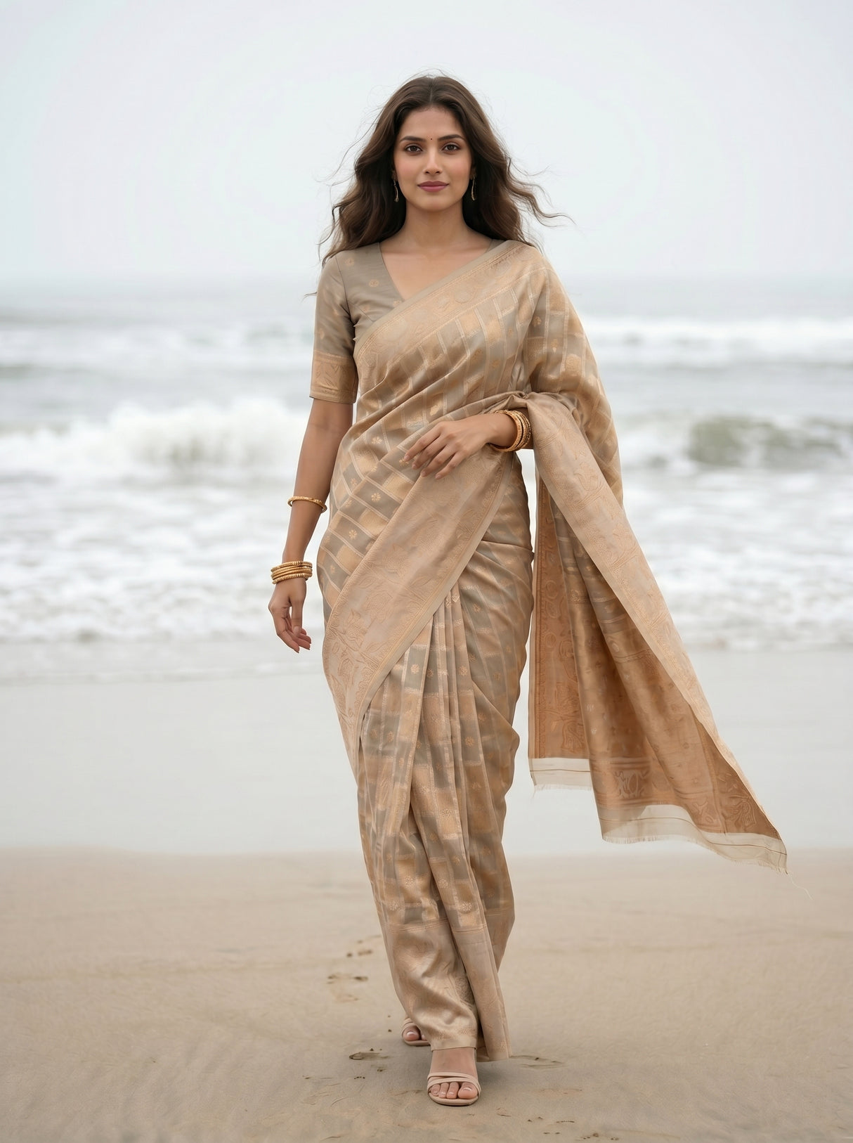 MIMOSA Saree Saree — pose 6 styling detail