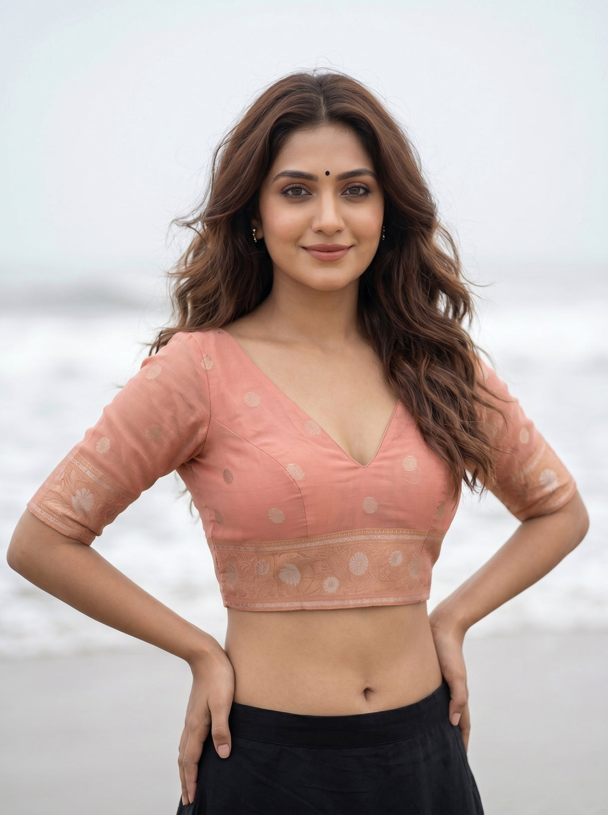 MIMOSA Saree Saree — blouse close-up