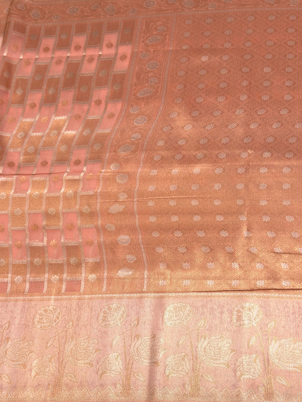 MIMOSA Saree Saree — pallu and zari work detail