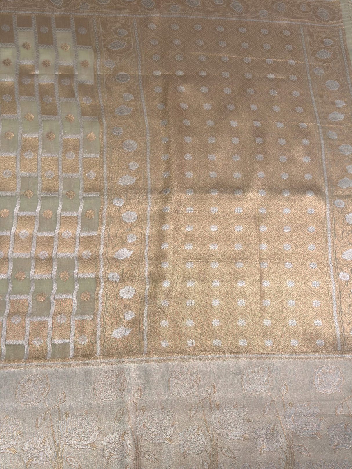 MIMOSA Saree Saree — pallu and zari work detail
