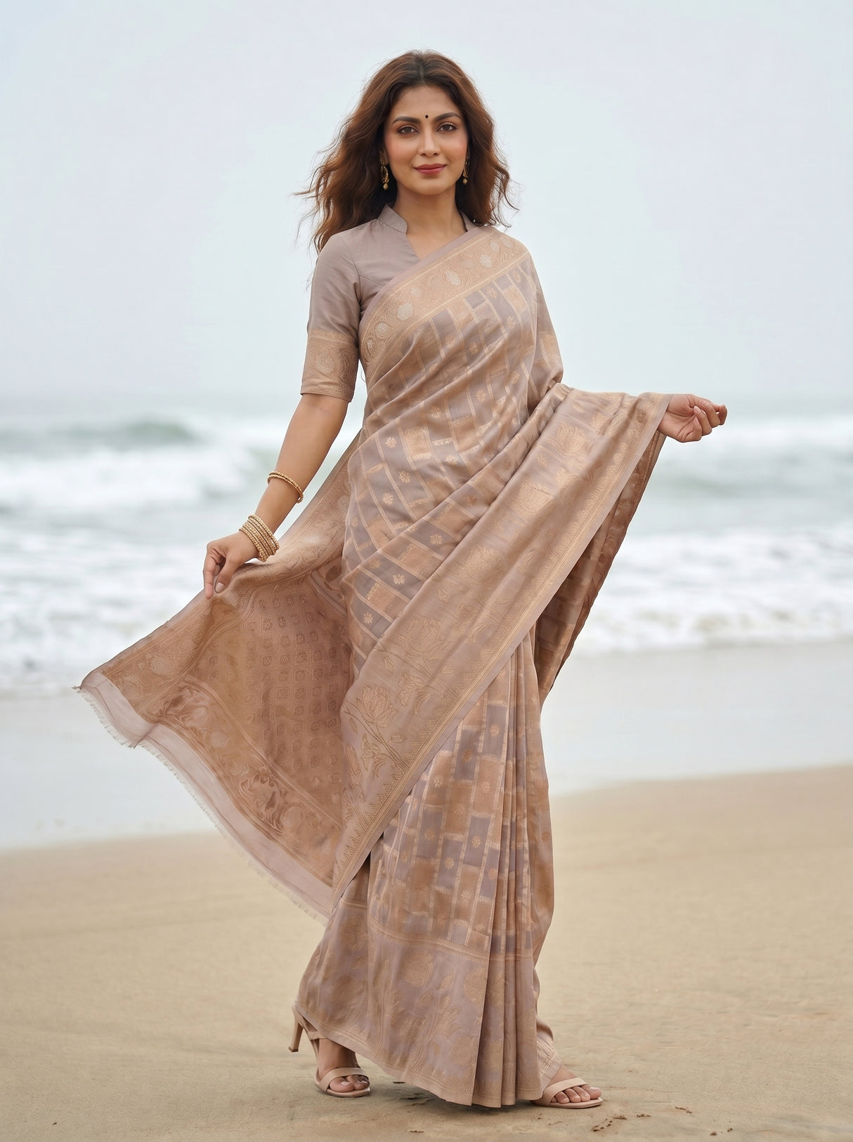 MIMOSA Saree Saree — pose 5 styling detail