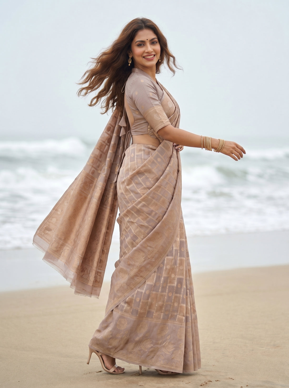 MIMOSA Saree Saree — pose 9 styling detail