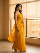 MIMOSA Saree Saree — pose 3 styling detail