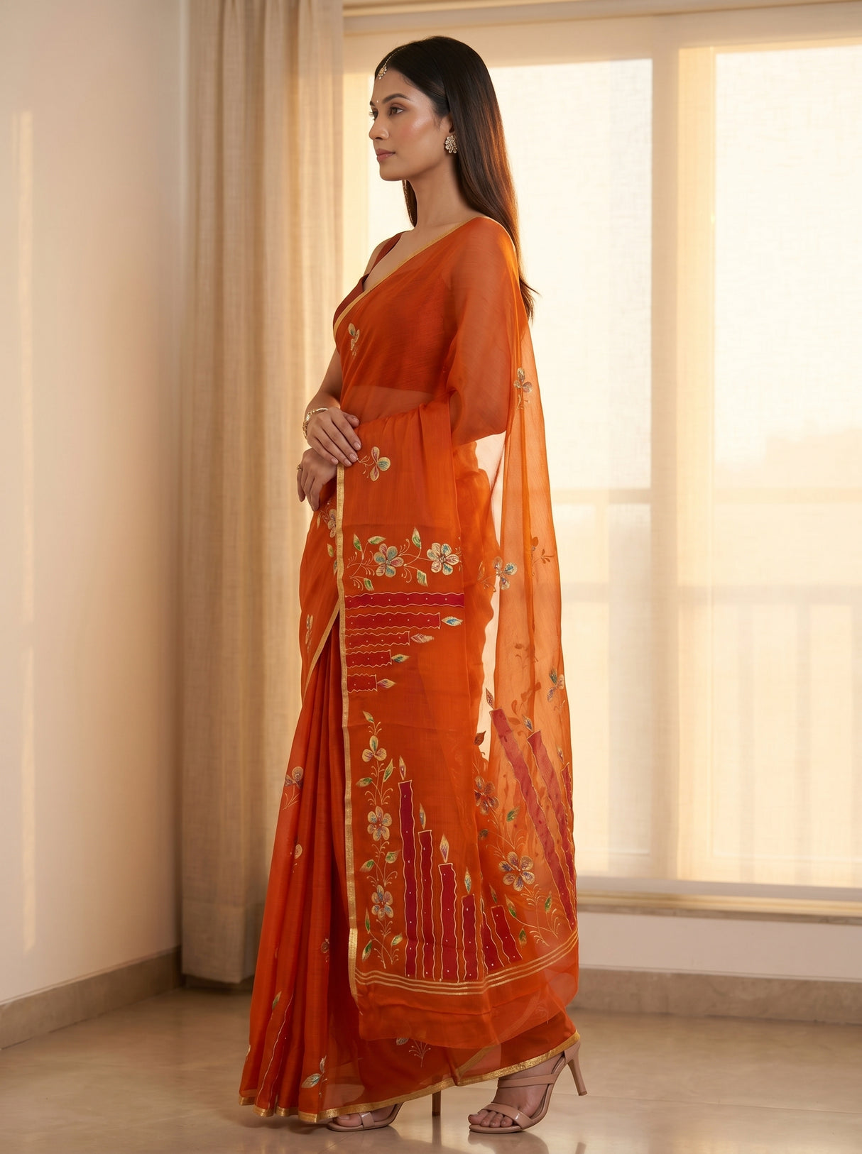 MIMOSA Saree Saree — pose 3 styling detail