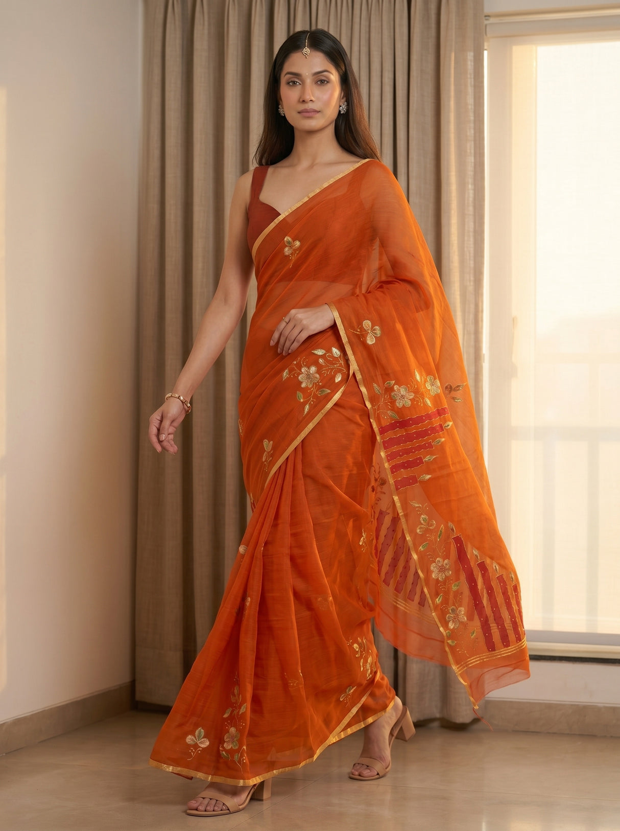 MIMOSA Saree Saree — pose 6 styling detail