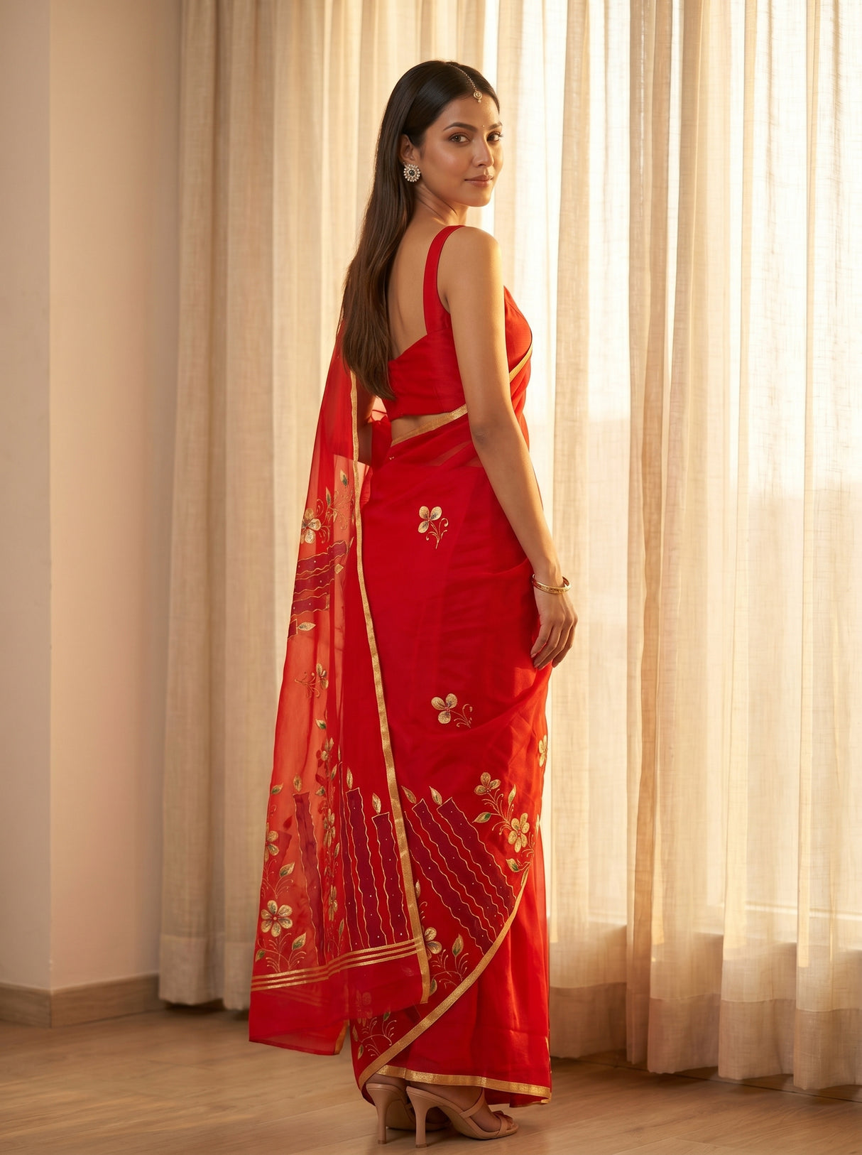 MIMOSA Saree Saree — pose 7 styling detail
