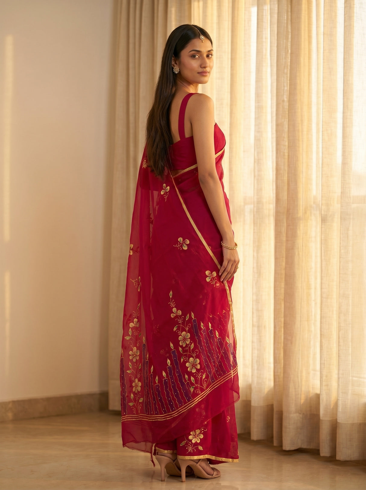 MIMOSA Saree Saree — pose 7 styling detail