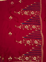 MIMOSA Saree Saree — pallu and zari work detail