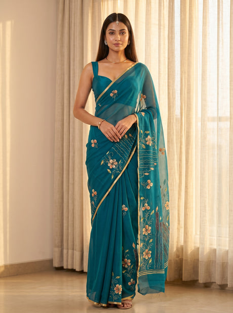 MIMOSA Saree Saree — front view on mannequin