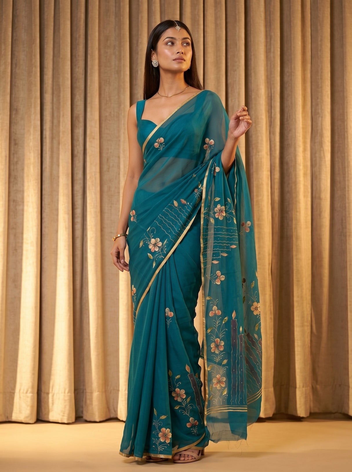MIMOSA Saree Saree — pose 5 styling detail
