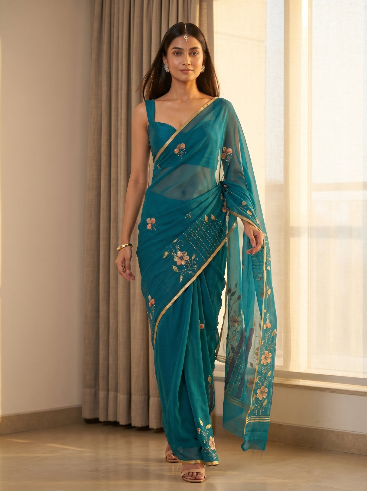 MIMOSA Saree Saree — pose 6 styling detail