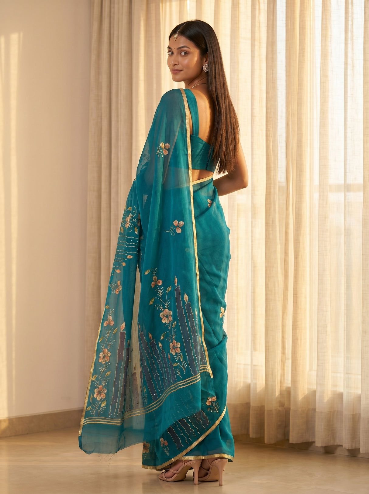 MIMOSA Saree Saree — pose 7 styling detail